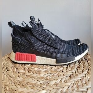 Adidas Mens NMD TS1 Primeknit Shoes in black sz Men 11